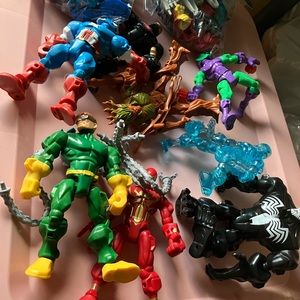 Large marvel mashers lot two bags of accessories